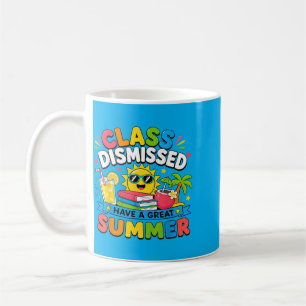 Cl Dismissed Funny Beach Summer Break Teacher Coffee Mug