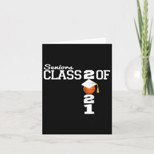 Cl Of 2021 Basketball Senior Graduation  Card