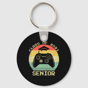 Cl Of 2021 Cute Graduation Gift Video Game Gamer 1 Keychain