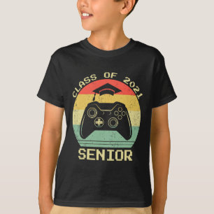 Cl Of 2021 Cute Graduation Gift Video Game Gamer 1 T-Shirt