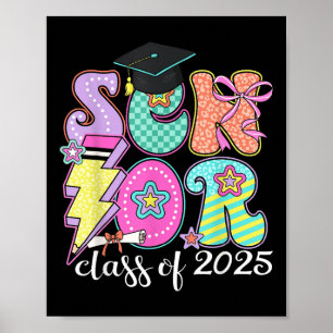 Cl Of 2025 Coquette Senior 2025 Graduation Back To Poster