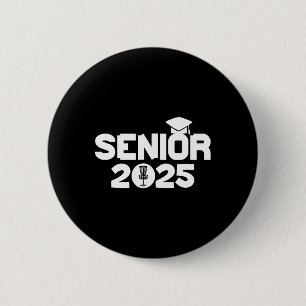 Cl Of 2025 Disc Golf Graduation 2025 Grad Senior 2 Inch Round Button