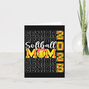 Cl Of 2025 Funny Graduation Senior Mom 2025 Softll Card