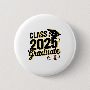 Cl Of 2025 Graduation 2025 _1 2 Inch Round Button