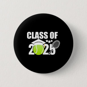 Cl Of 2025 Graduation Senior Tennis Player Gifts 2 Inch Round Button