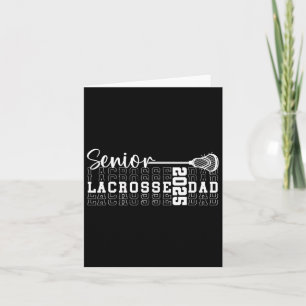 Cl Of 2025 Lacrosse Dad Senior Graduation Cl Of 20 Card