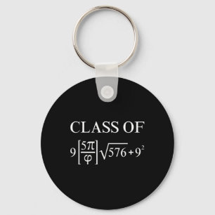 Cl Of 2025 Math Equation Geek Graduation Teacher N Keychain