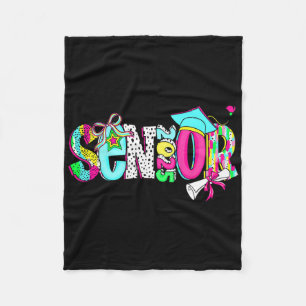 Cl Of 2025 Senior 2025 Back To School 2025 Graduat Fleece Blanket