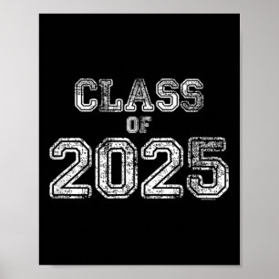 Cl Of 2025 _ Senior 2025 Graduation Vintage School Poster