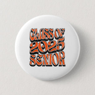 Cl Of 2025 Senior 2 Inch Round Button