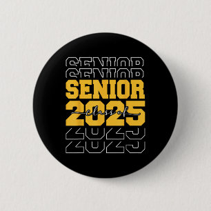 Cl Of 2025 Senior Gifts Funny Seniors 2025 Graduat 2 Inch Round Button