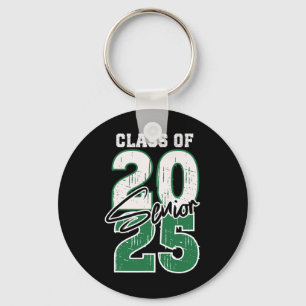 Cl Of 2025 Senior - Graduation 2025 Green  Keychain