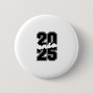 Cl Of 2025 Senior High School College Graduation W 2 Inch Round Button