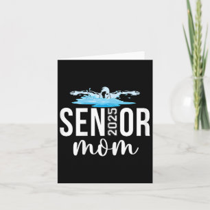 Cl Of 2025 Senior Mom Swim Team Swimmer Matching F Card