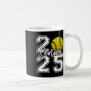 Cl Of 2025 Softball Senior 2025 Back To School Fun Coffee Mug