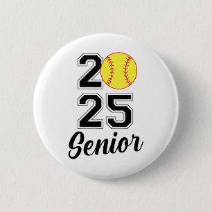 Cl Of 2025 Softll Senior Graduation Graduate Women 2 Inch Round Button