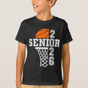 Cl Of 2026 Basketball Senior 26 Player Team Gradua T-Shirt