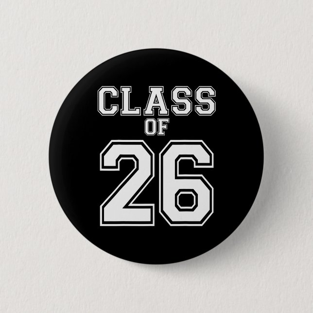 Cl Of 2026 Custom Graduation Senior Personalized G 2 Inch Round Button (Front)