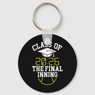 Cl Of 2026 Final Inning Softll Senior 2026 Keychain