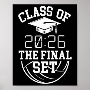 Cl Of 2026 Final Set Volleyball Senior 2026 Poster