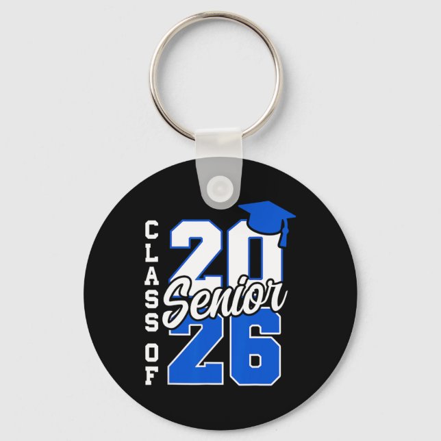Cl Of 2026 Senior 2026 Back To School 2025 Graduat Keychain (Front)