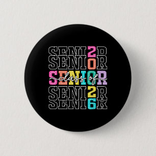 Cl Of 2026 Senior 2026 Graduation Student Men Wome 2 Inch Round Button