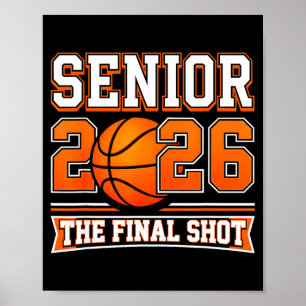 Cl of 2026 Senior Basketball Back to School Poster