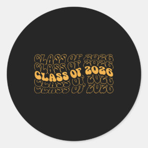 Cl Of 2026 Senior  Classic Round Sticker