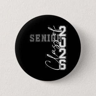 Cl Of 2026 Senior Graduation From High School Coll 2 Inch Round Button
