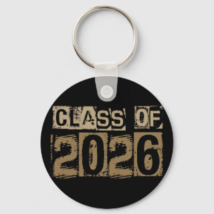 Cl Of 2026 Senior Graduation Vintage Keychain