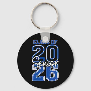 Cl Of 2026 Senior Retro Graduation 2026 First Day  Keychain