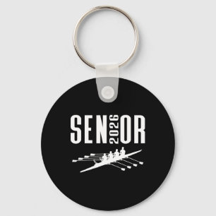 Cl Of 2026 Senior Sports Themed Rowing Team Graphi Keychain