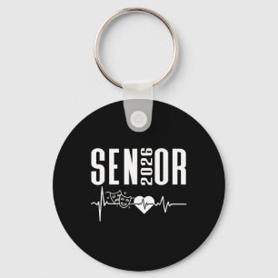 Cl Of 2026 Senior Theatre Themed Drama Heartbeat G Keychain
