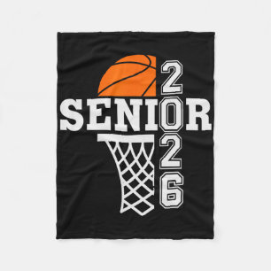 Cl Of 2026 Sketll Senior 26 Player Team Graduation Fleece Blanket