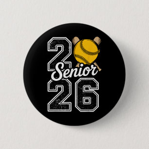 Cl Of 2026 Softll Senior 2026 Last Day Of School 2 Inch Round Button
