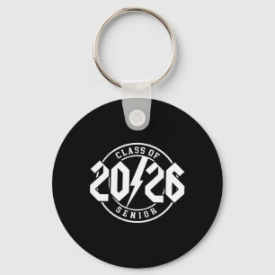 Cl Of 2026 Twenty 26 Clic Rock Graduation Senior 2 Keychain