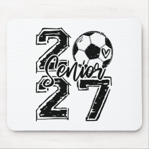 Cl Of 2027 Soccer Senior 2027 Ck To School Funny Mouse Pad