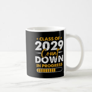Cl Of 2029 Count Down In Progress Graduation 8th G Coffee Mug