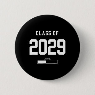 Cl Of 2029 Freshman Future Senior High School Coll 2 Inch Round Button