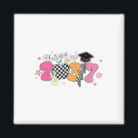 Cl Of 2037 Pre K Grow With Me Graduation Groovy  Magnet<br><div class="desc">Cl Of 2037 Pre K Grow With Me Graduation Groovy</div>