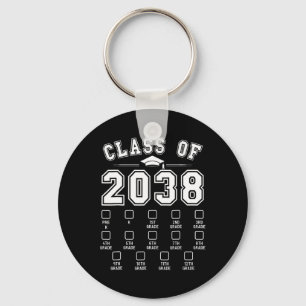 Cl Of 2038 Grow With Me Checklist Pre-k To 12th Gr Keychain