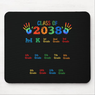 Cl Of 2038 Grow With Me Colour Handprint Pre-k 12t Mouse Pad