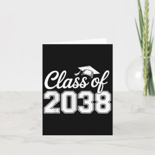 Cl Of 2038 Grow With Me Funny Kindergarten To Grad Card