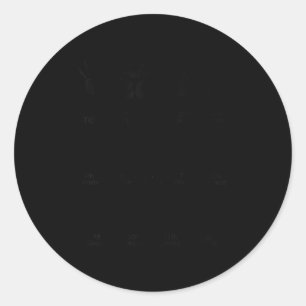 Cl Of 2038 Grow With Me Handprint Back To School  Classic Round Sticker