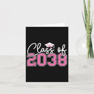 Cl Of 2038 Grow With Me Kindergarten Pink Coquette Card