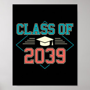 Cl Of 20&#; First Day Of School Pre K Grow To Gra Poster