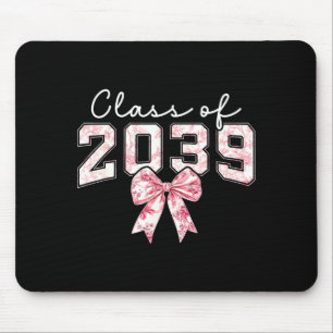 Cl Of 20&#  Grad Preppy Coquette Bow Girly Girl K Mouse Pad