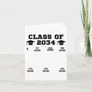 Cl Of 20&#  School Year Grow With Me K-12 Handpri Card