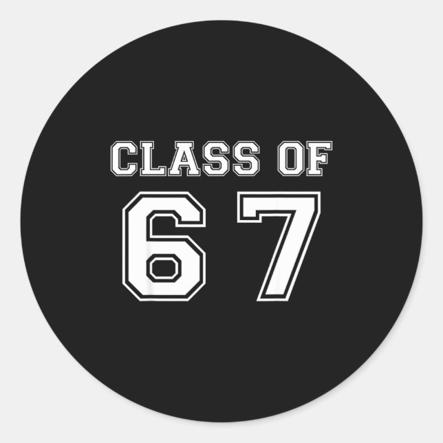 Cl Of Six Seven Meme 6 7 Gen Alpha  Classic Round Sticker (Front)