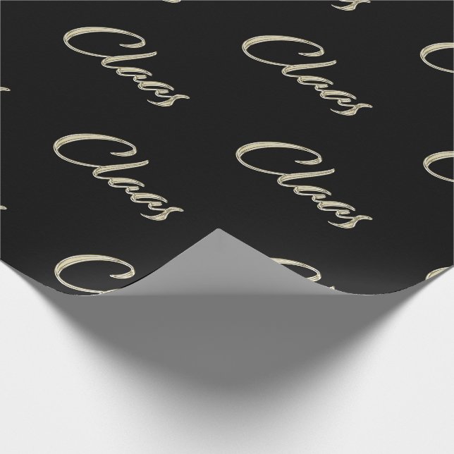 Claa Prénom Nom du papier cadeau (Coin)